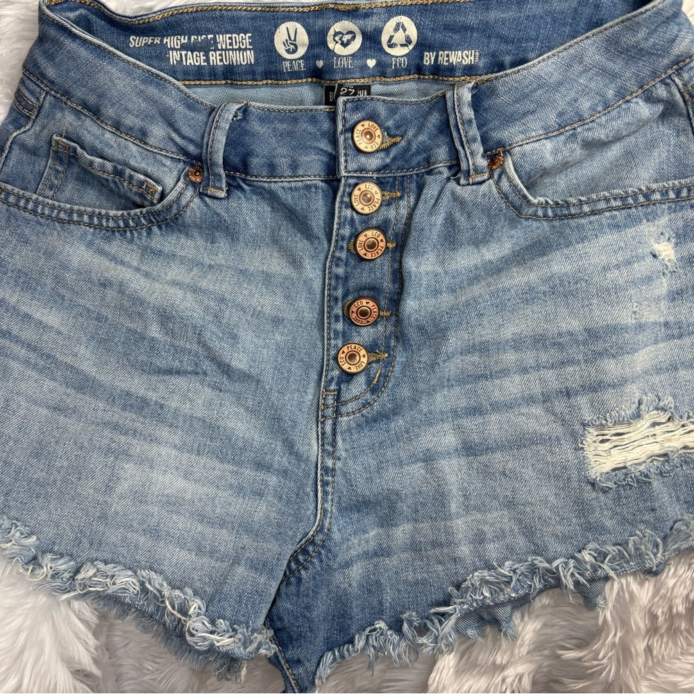 Rewash Light Blue Jean Shorts